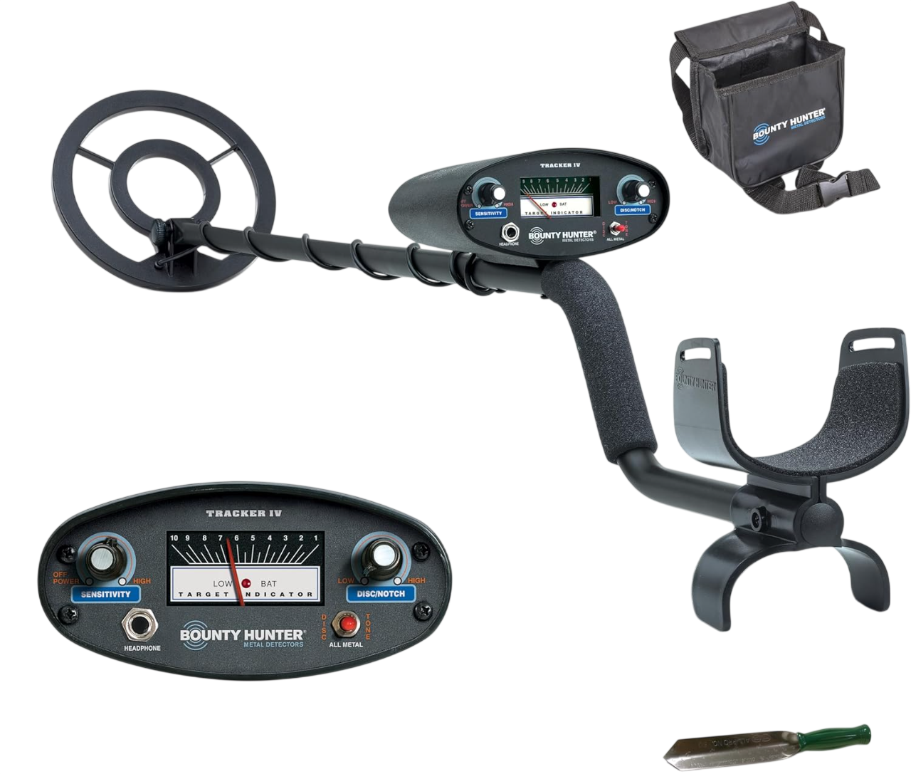 Tracker IV Metal Detector for Adults & Kids by Bounty Hunter
